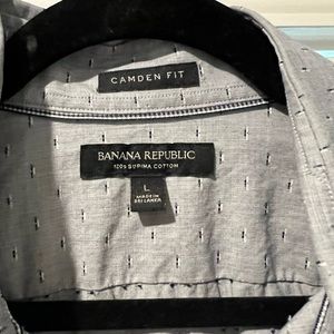 Banana Republic Camden Fit 120s Supima Cotton Size L
